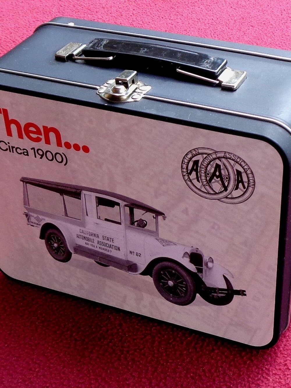very nice then and now AAA metal lunch box